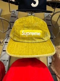 Supreme Coated Denim Camp Cap