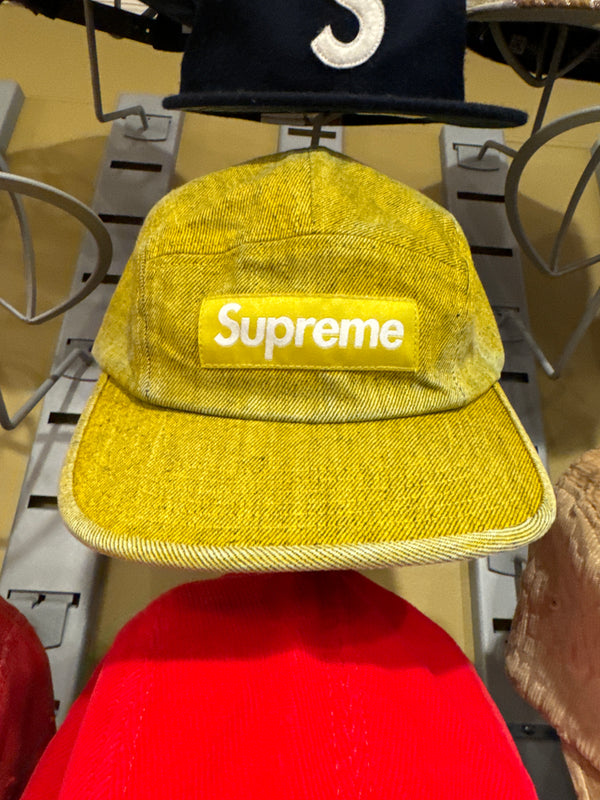 Supreme Coated Denim Camp Cap