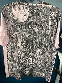 Supreme Pink Tee Allover Back