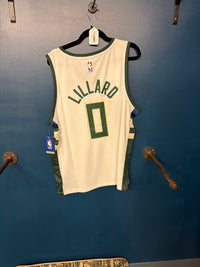 Damian Lillard Bucks White