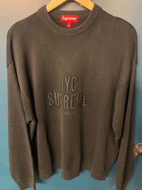 Supreme Logo Sweater Med.