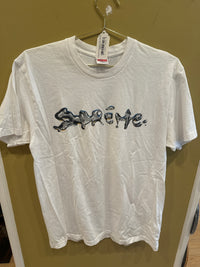 Supreme Metallic Logo Tee L