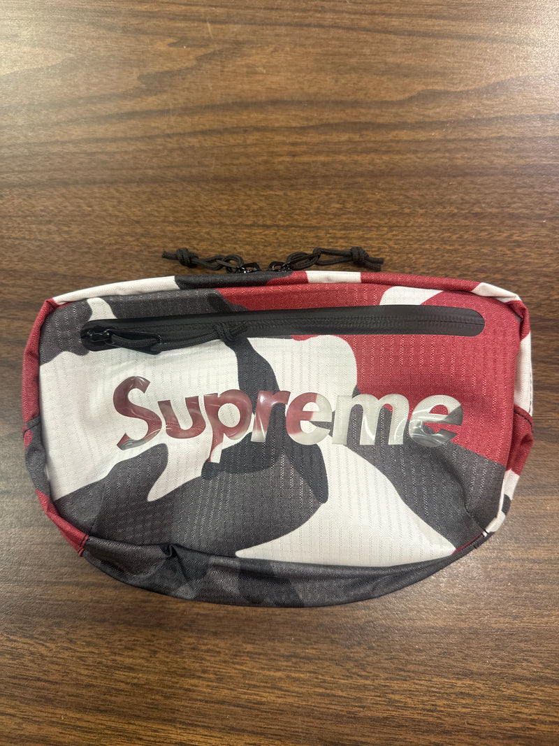 Supreme Red Camo Waist Bag