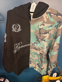 Bravest Half Camo Zip