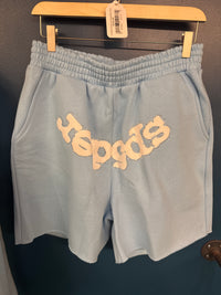 SP5DER Sweatshort Baby Blue Med.