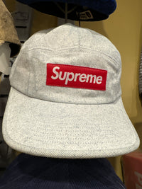 Supreme Coated Denim Camp Cap