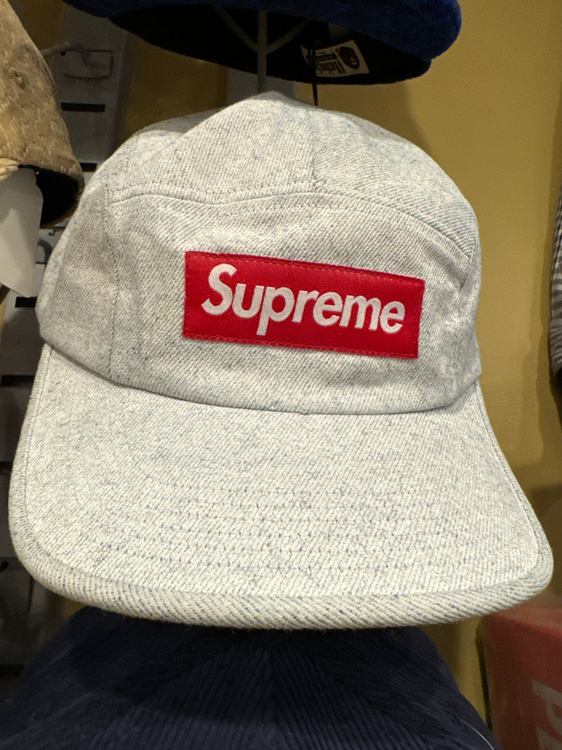 Supreme Coated Denim Camp Cap