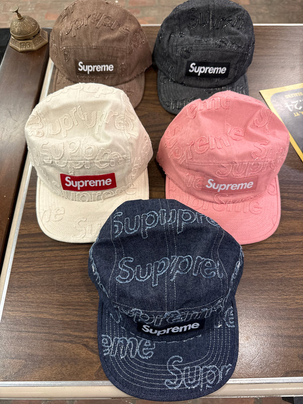 Supreme Lasered Denim Cap