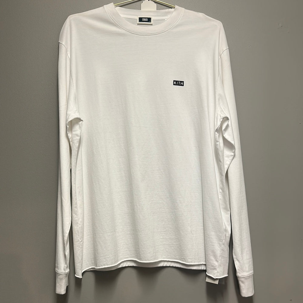 Kith Box Logo L/S White XL – Underground Closet LLC