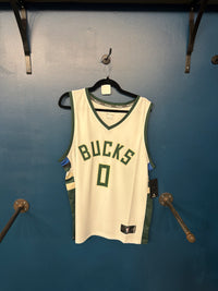Damian Lillard Bucks White