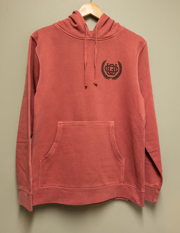 UGC Dyed Hoodie Maroon