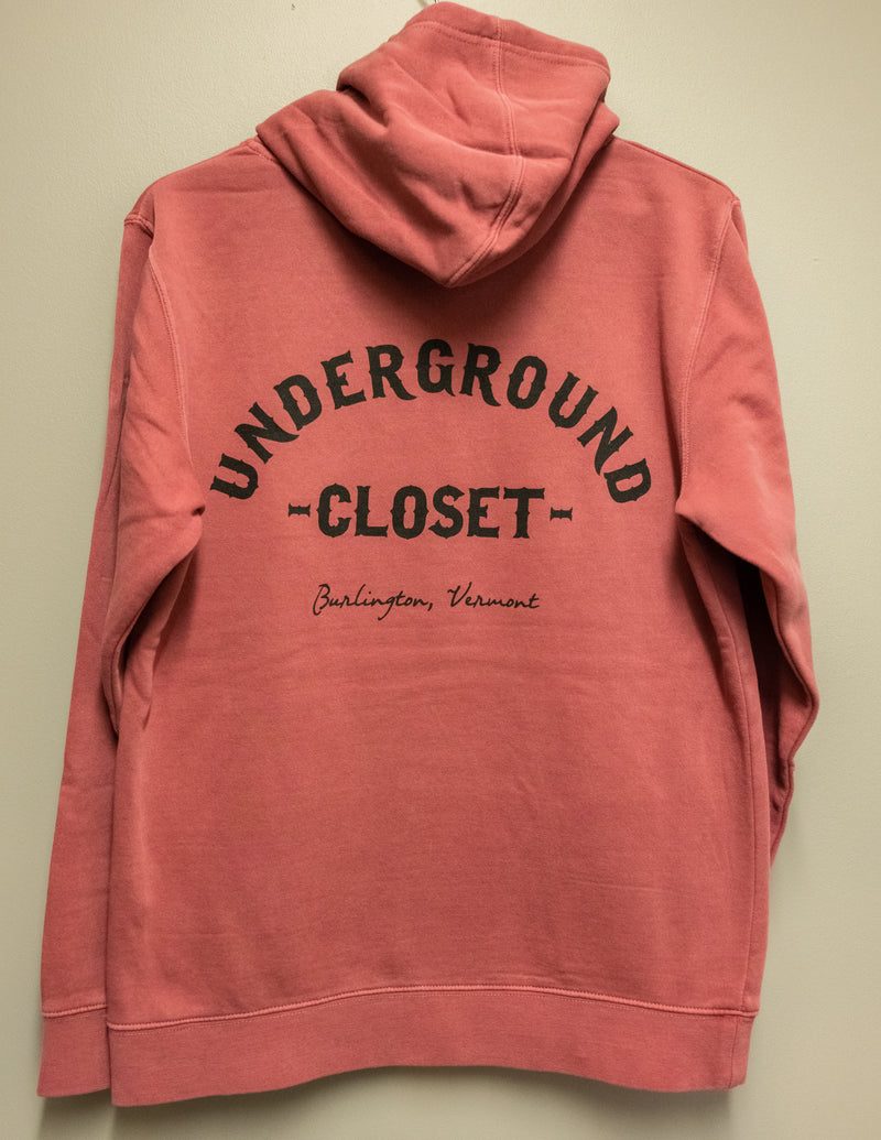 UGC Dyed Hoodie Maroon