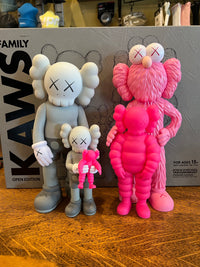 Kaws Family Vinyl Figure Grey/Pink
