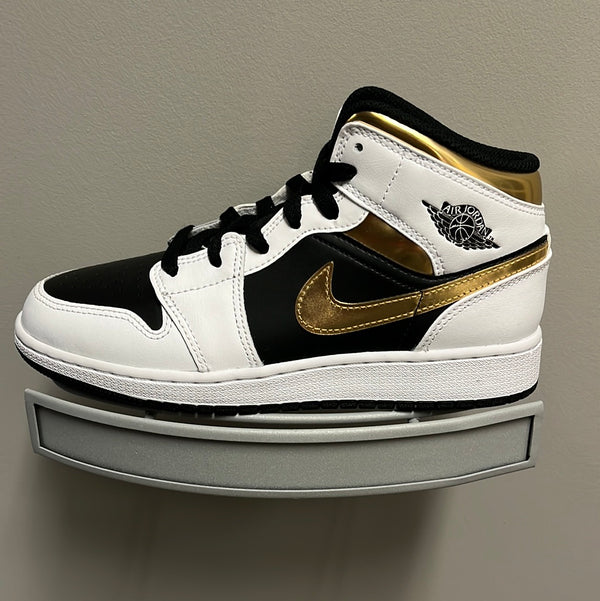 Jordan 1 Mid Black Gold